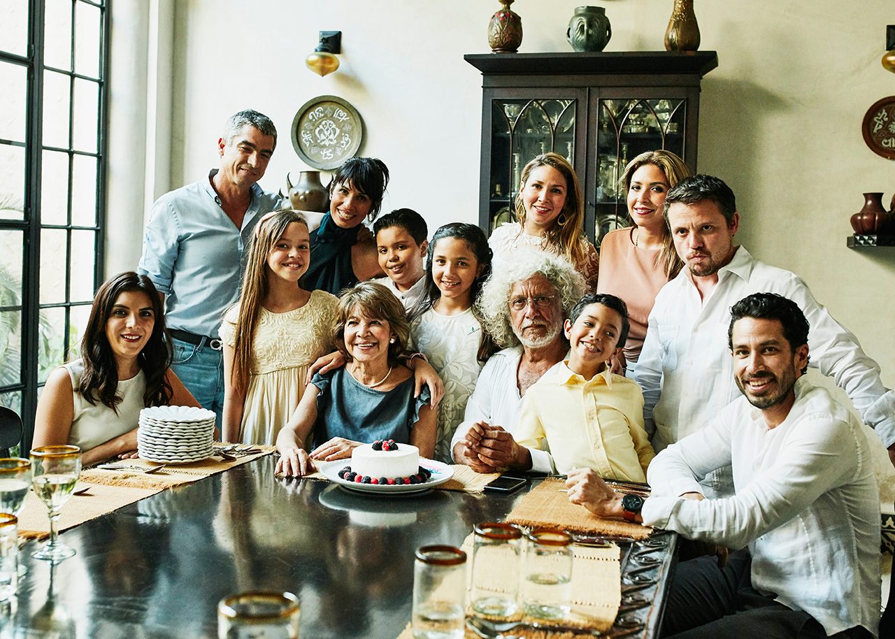 Family Around Table
